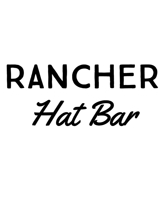 the rancher hat bar company logo